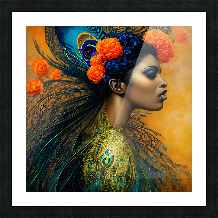 Exotic Nymph Picture Frame print