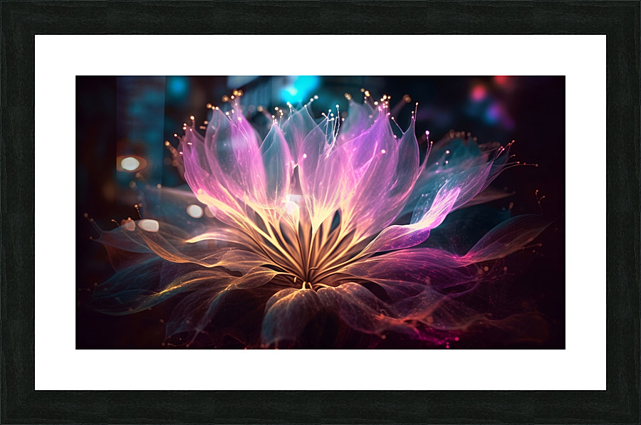 Glowing Picture Frame print