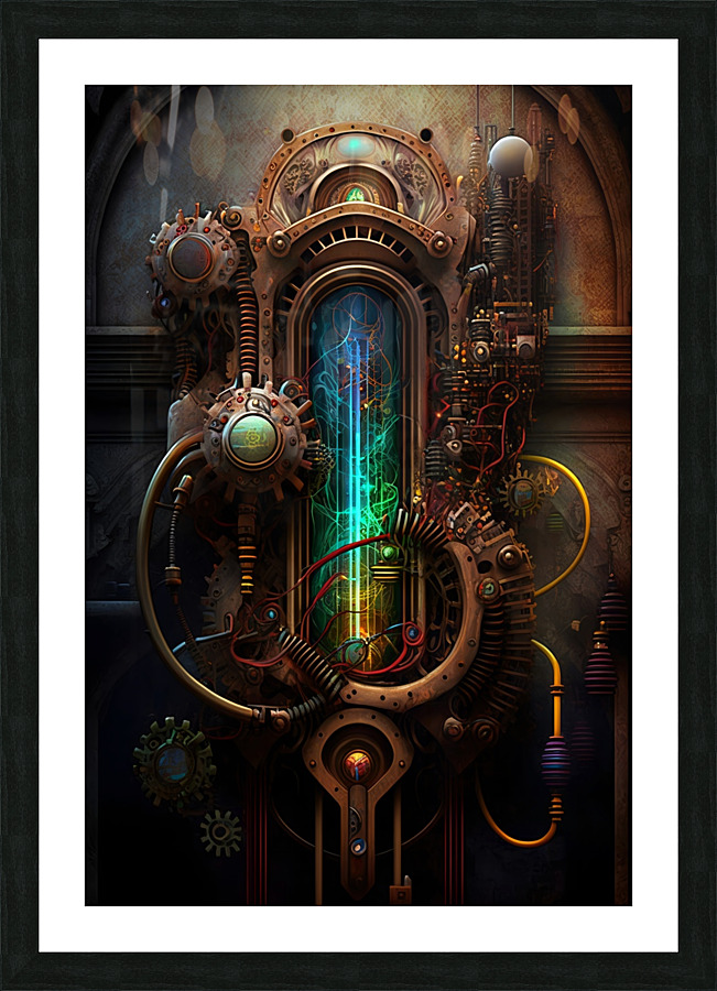 Steampunk Abstract1 Picture Frame print