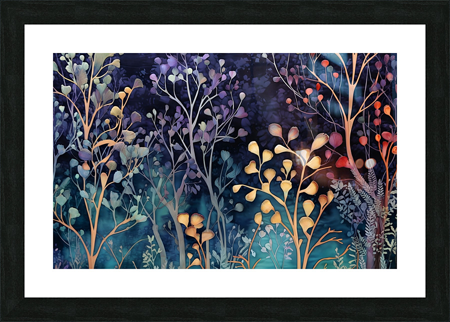 Herbal Abstract print1 Picture Frame print