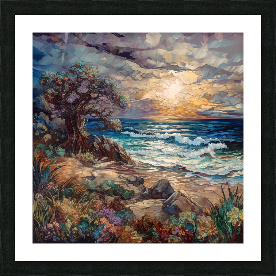 Beach Lovers Series Picture Frame print
