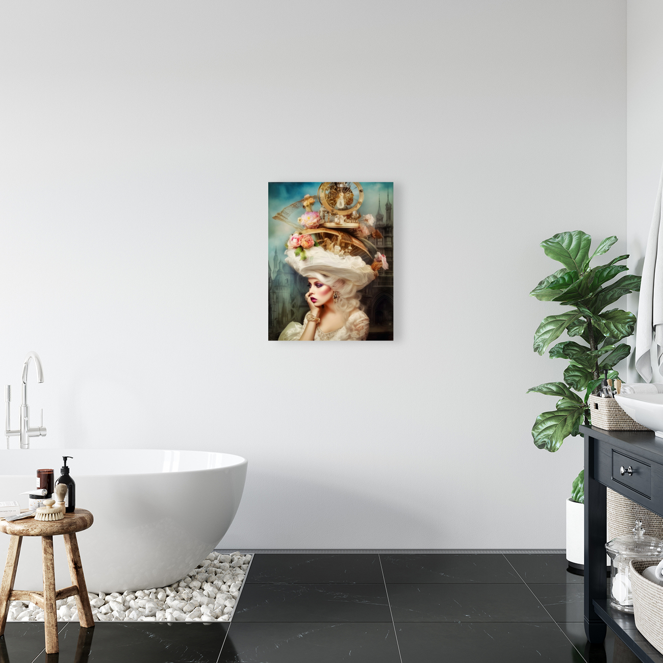 Baroque Lady Reproduction