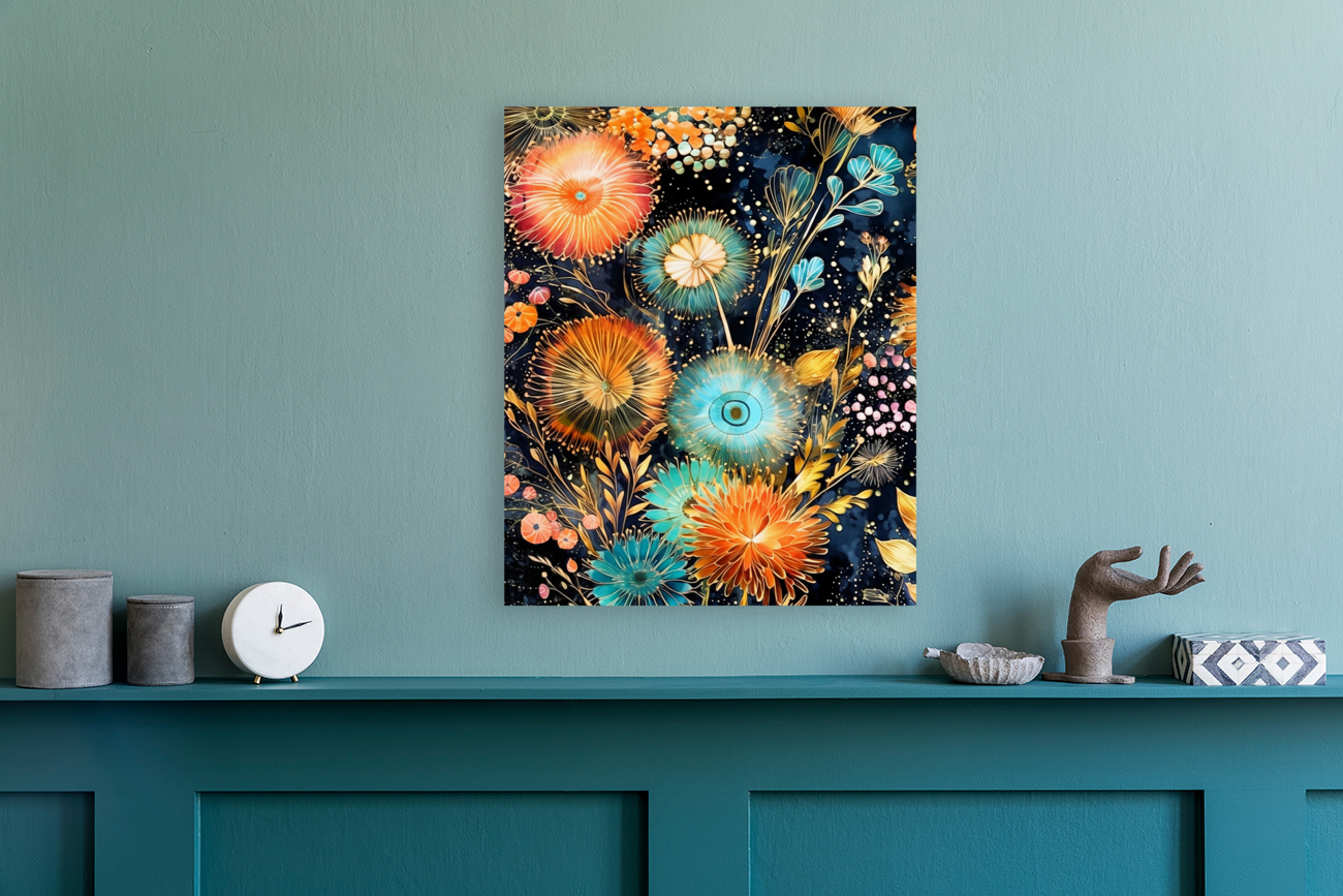 Herbal Abstract print Reproduction