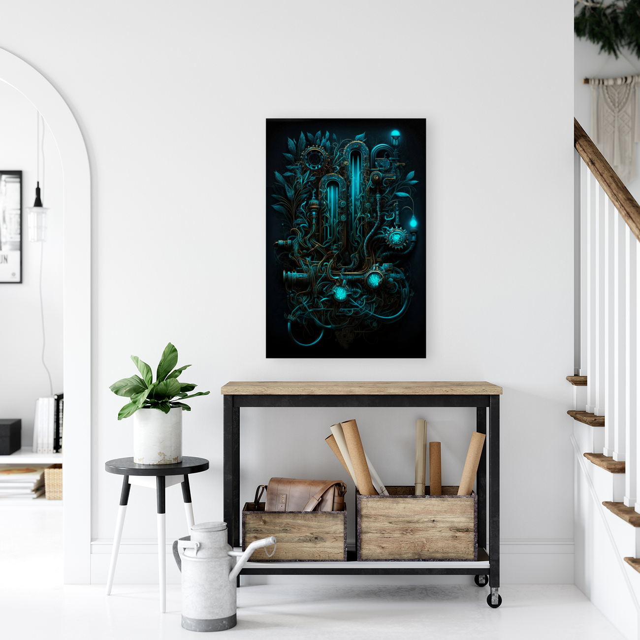 Steampunk Abstract Reproduction