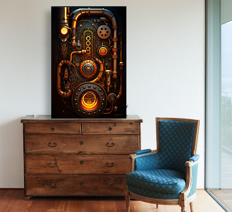 Steampunk Abstract2 Reproduction