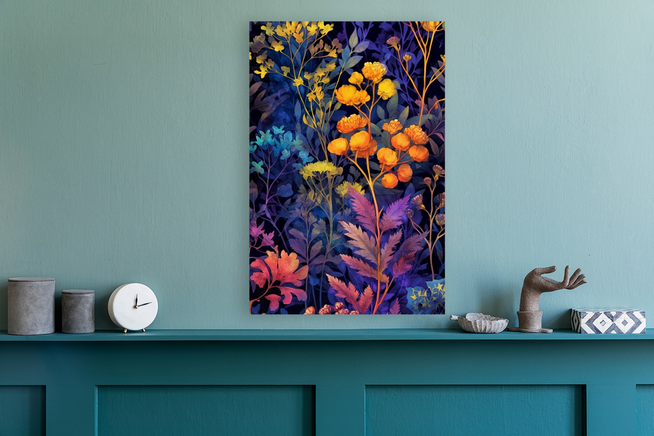 Herbal Abstract print Reproduction