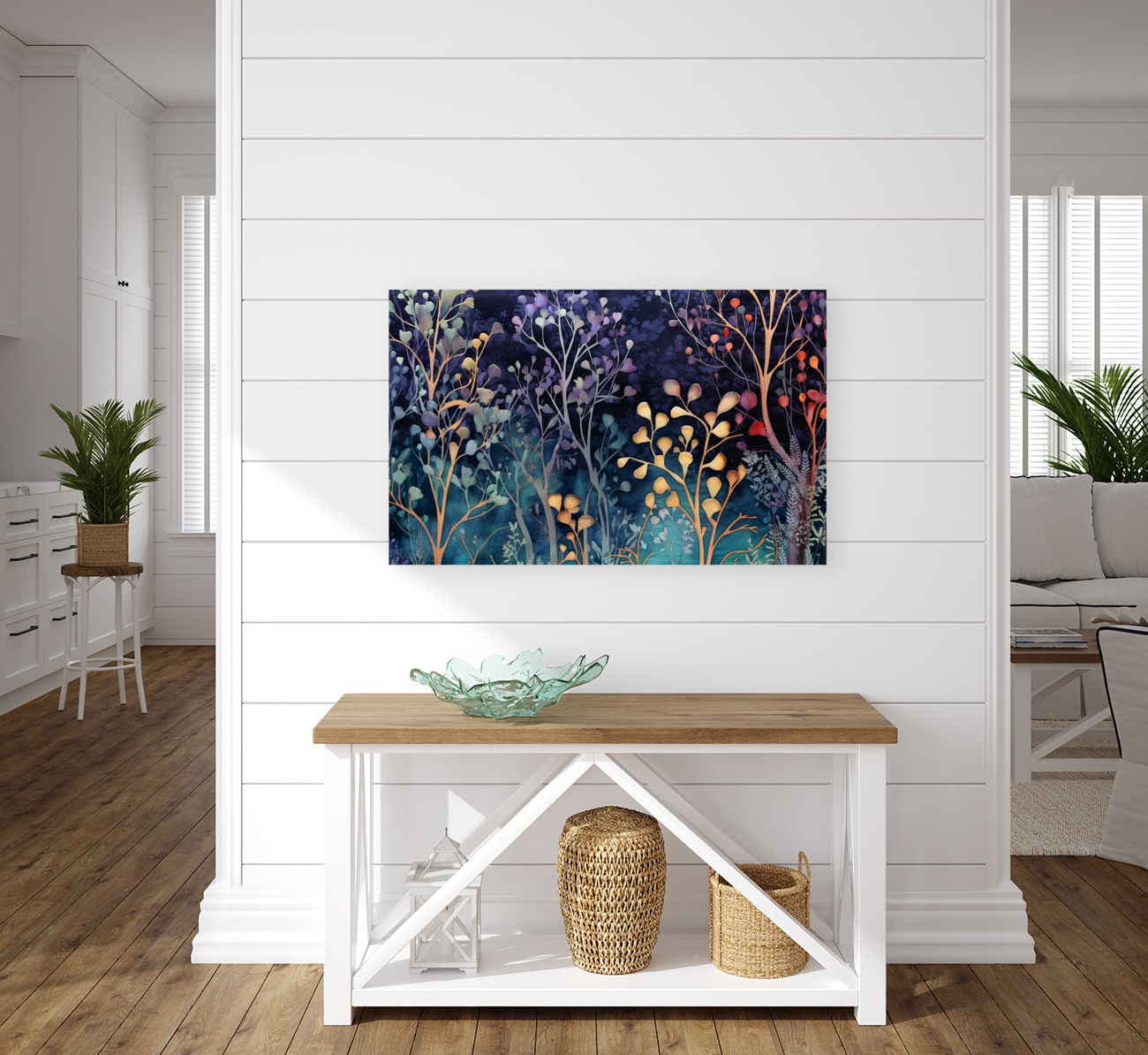 Herbal Abstract print1 Reproduction