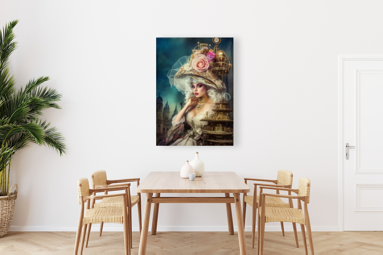 Baroque Lady 5 Reproduction