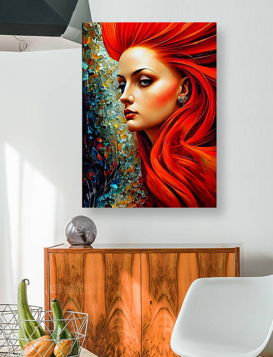 Red Head Beauty by ArtDreamStudio