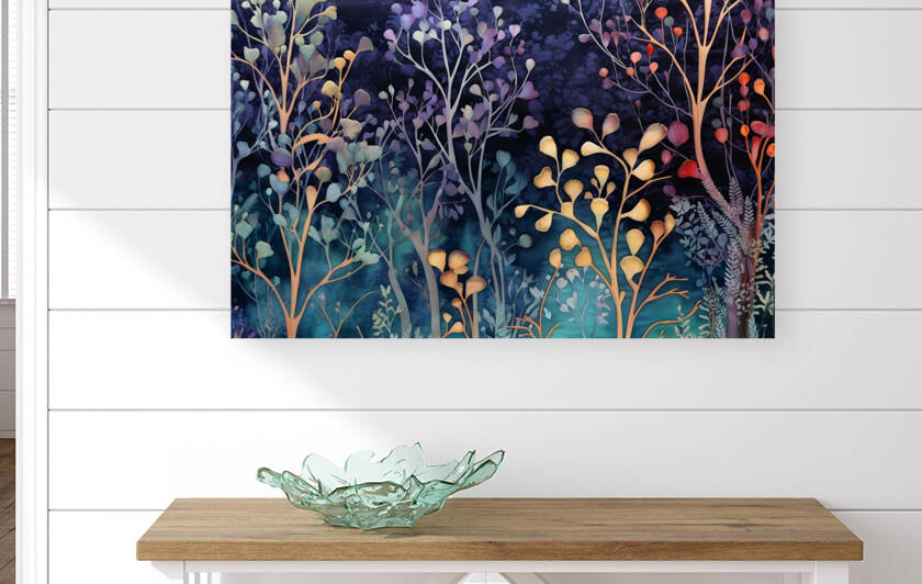 Herbal Abstract print1 Reproduction