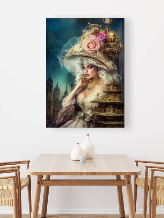 Baroque Lady 5 Reproduction