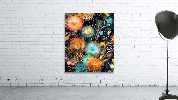 Herbal Abstract print Wall Preview