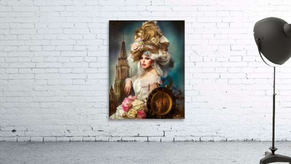 Baroque Lady Wall Preview