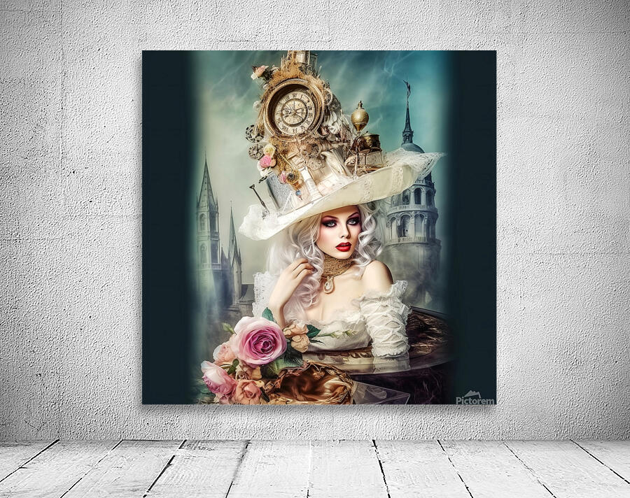 Baroque Lady1 Wall Preview