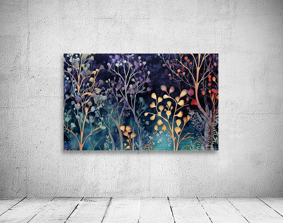 Herbal Abstract print1 Wall Preview