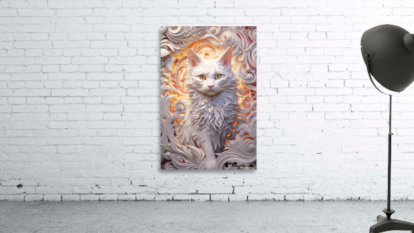 3D kitty 3 Wall Preview