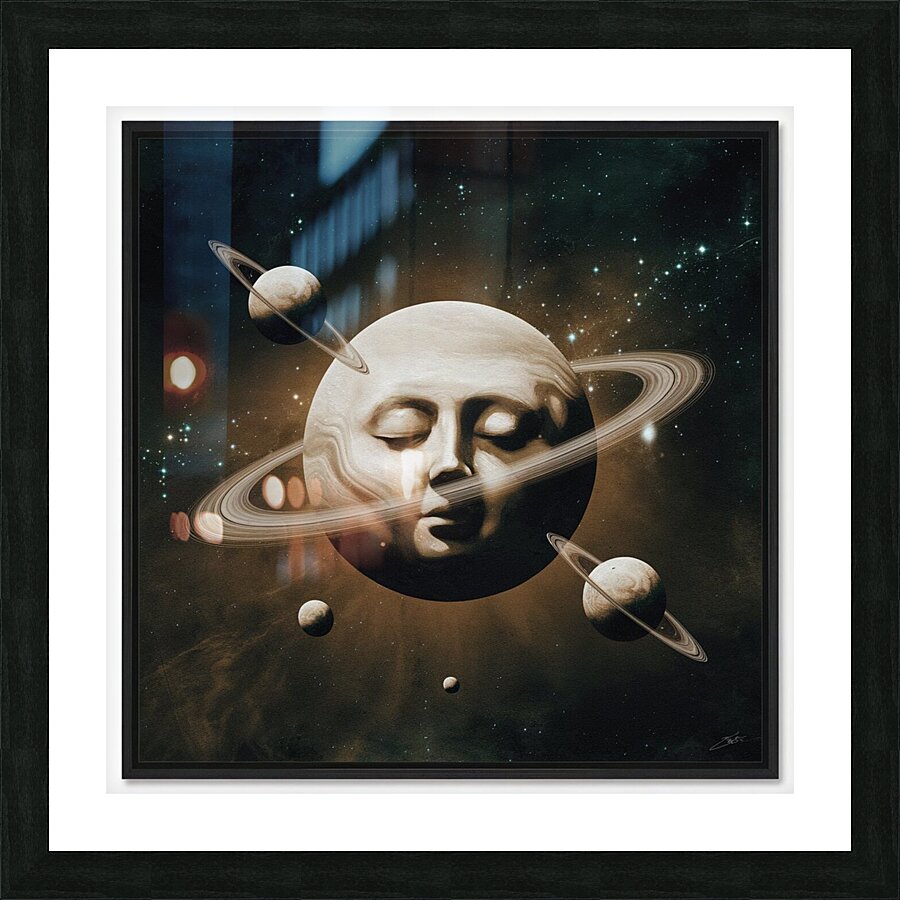 Celebrity Space Trip Picture Frame print