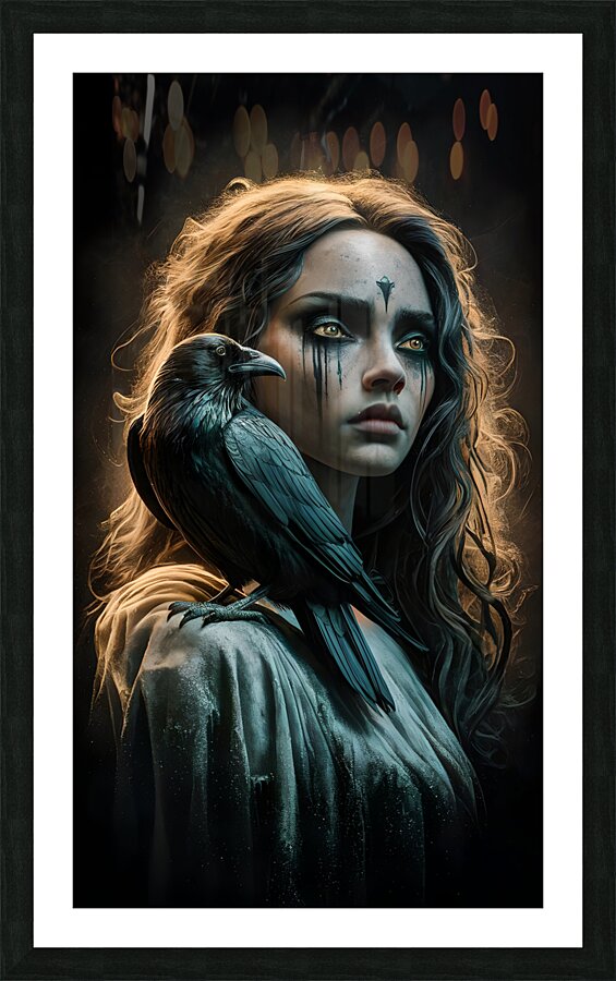 sahirah oil paintin Picture Frame print