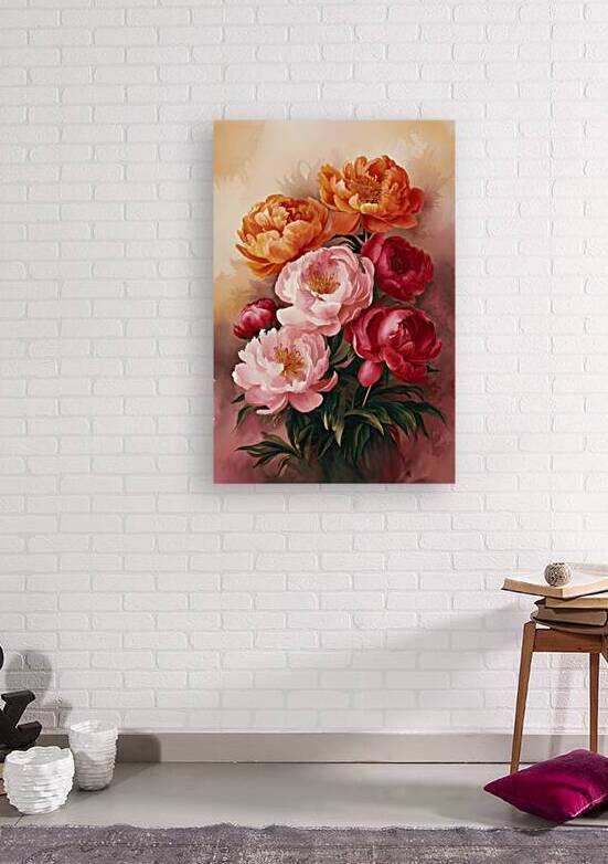 Watercolor painting of a bouquet of flowers. by celistima