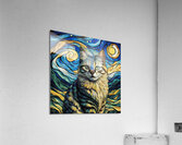 Starry Night Cat Acrylic Print