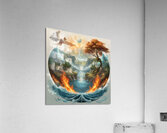 Explore the balance between the four Acrylic Print