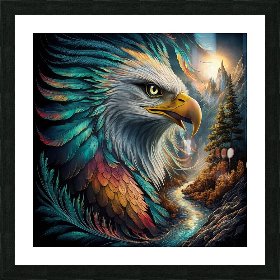 Eagle Picture Frame print