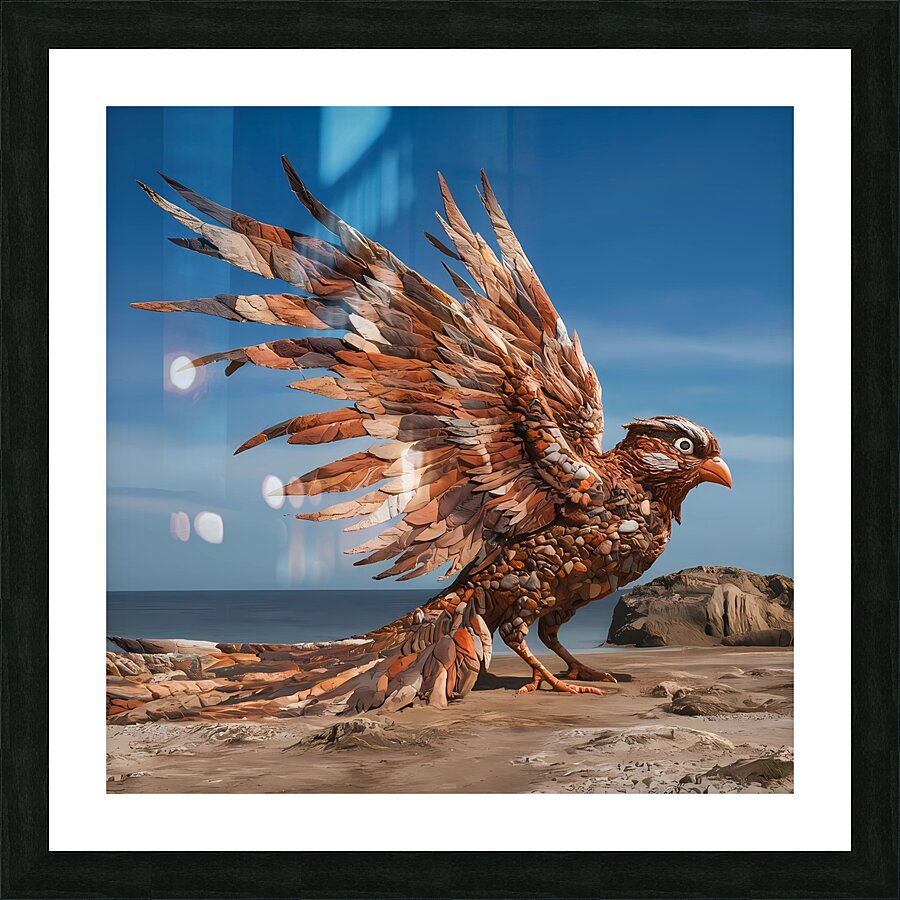 mythical sparrow Picture Frame print