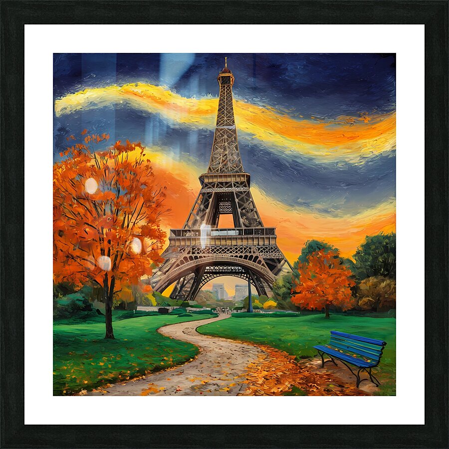 Paris Eiffel Tower Picture Frame print