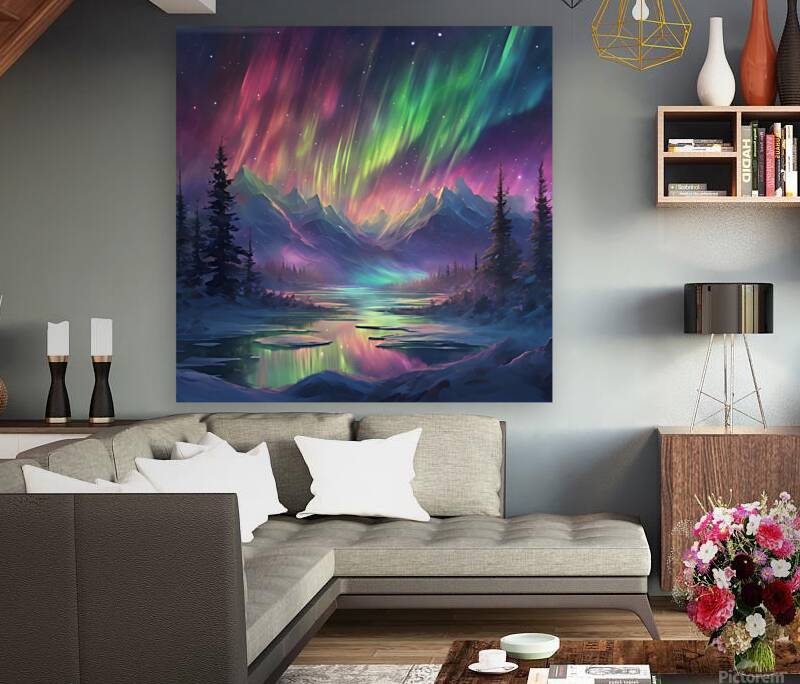 Aurora borealis Reproduction