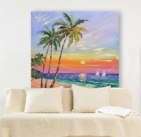 Sunset At The Beach by samo styel