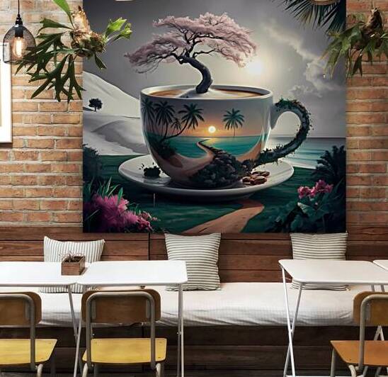 Coffee Cup With Tree by samo styel