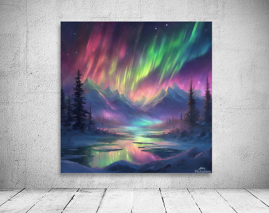 Aurora borealis Wall Preview
