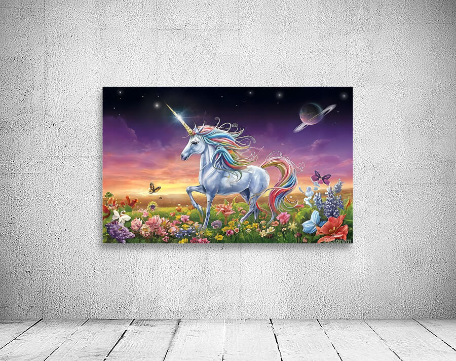 glowing unicorn Wall Preview