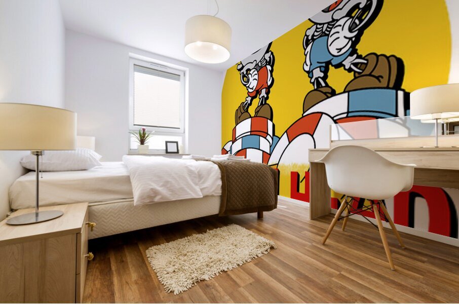 Cuphead 19 Mural print