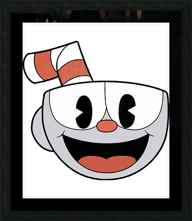 Cuphead 9 Picture Frame print
