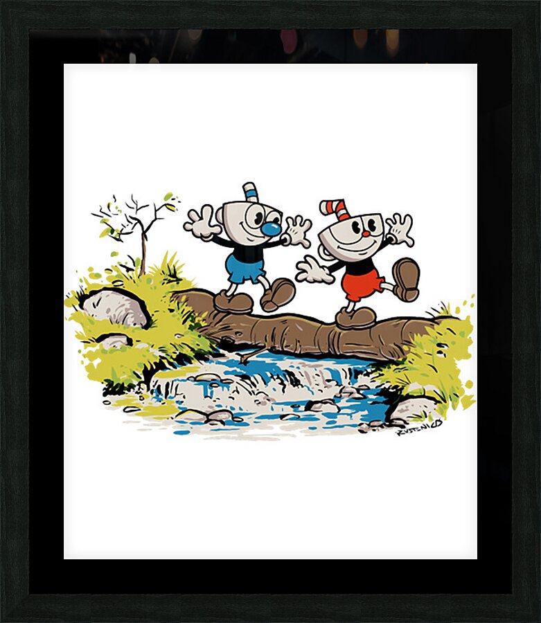Cuphead 25 Picture Frame print