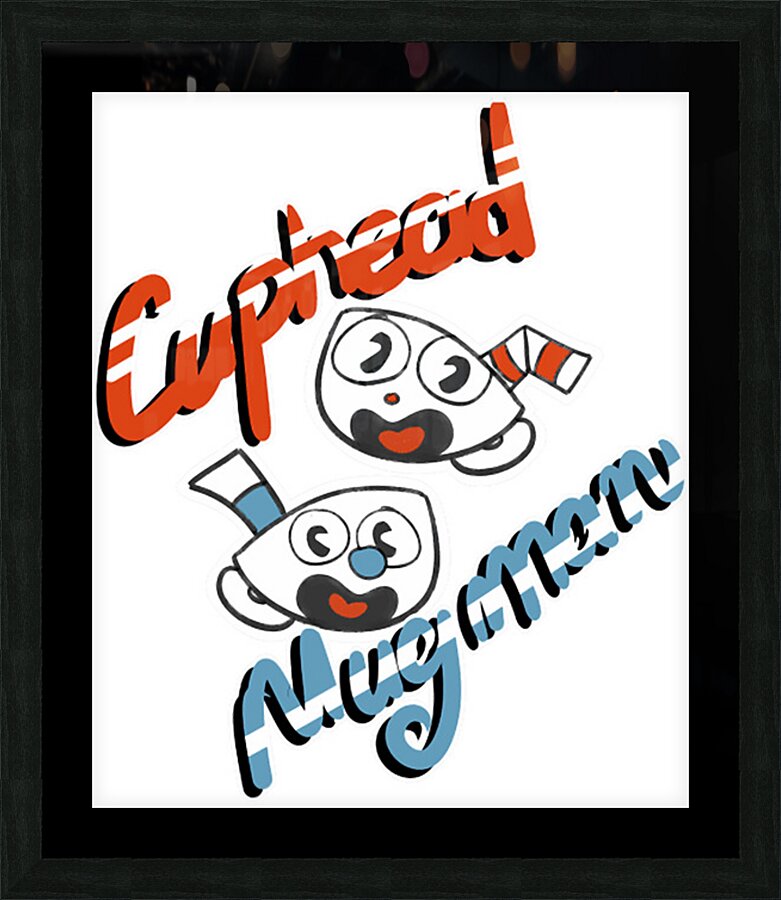 Cuphead 44 Picture Frame print