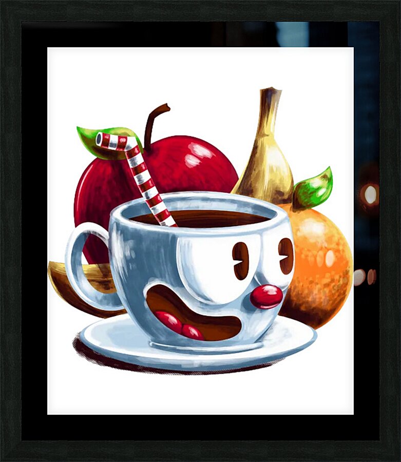 Cuphead 11 Picture Frame print