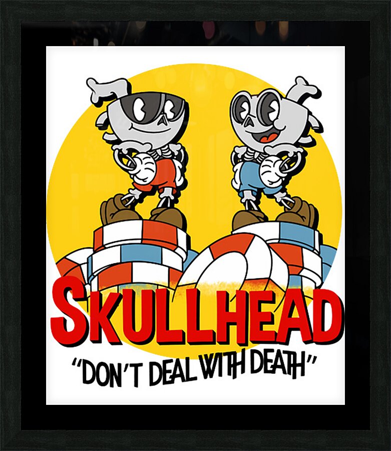 Cuphead 19 Picture Frame print