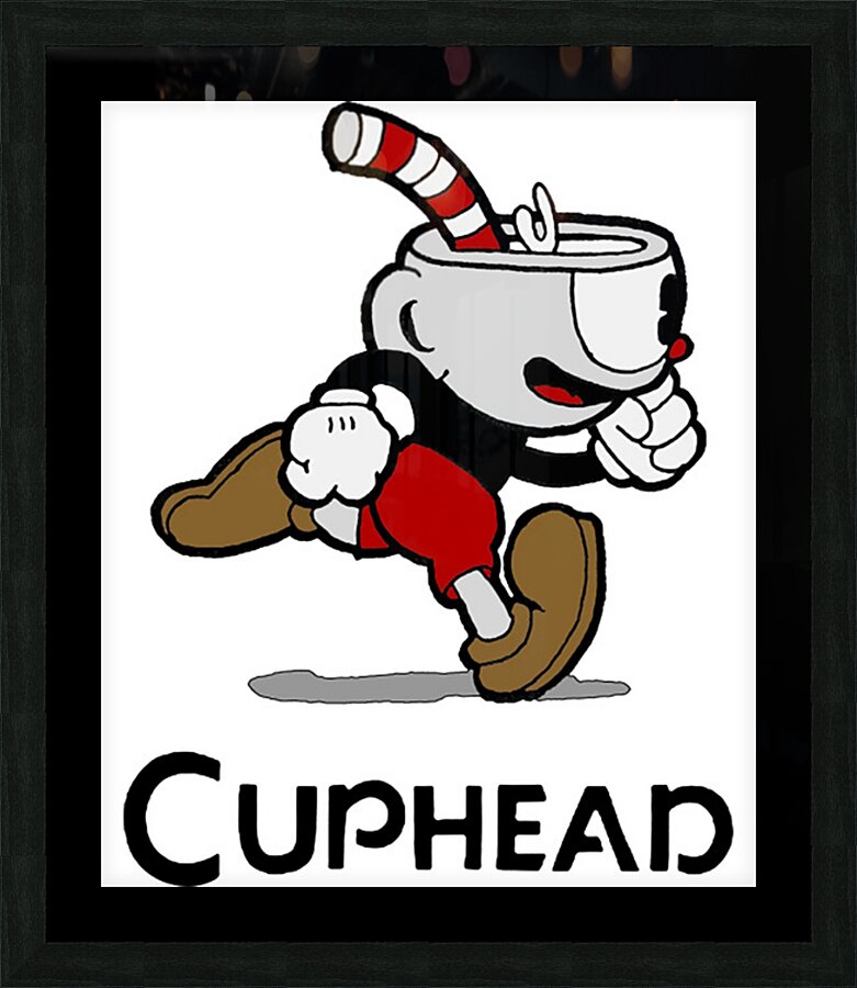 Cuphead 24 Picture Frame print