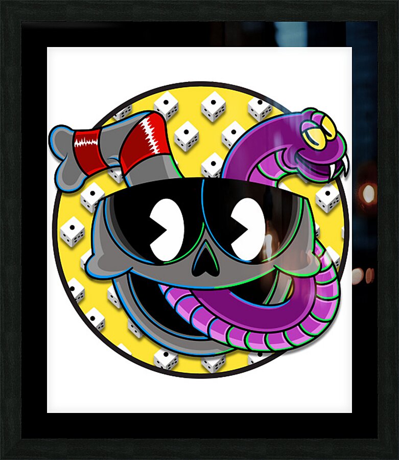 Cuphead 28 Picture Frame print