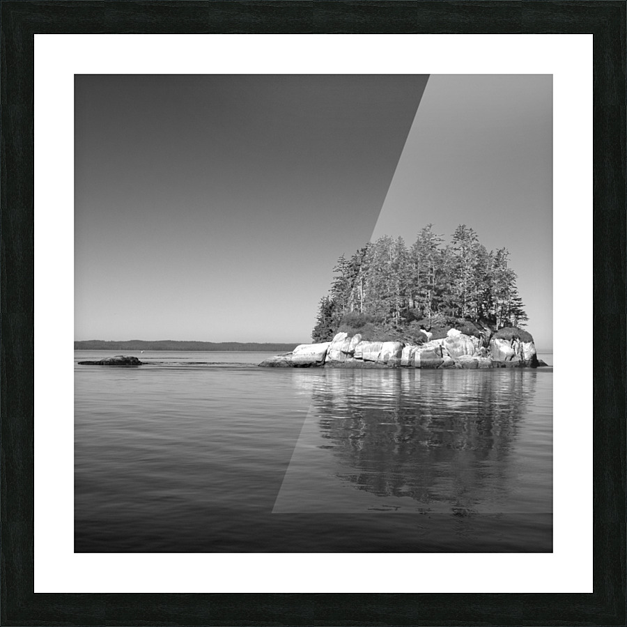 Undisturbed Islet Picture Frame print