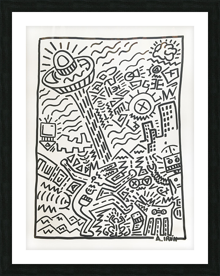 Invaders II Picture Frame print