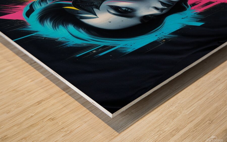 Stunning urban-inspired design featuring Wood print