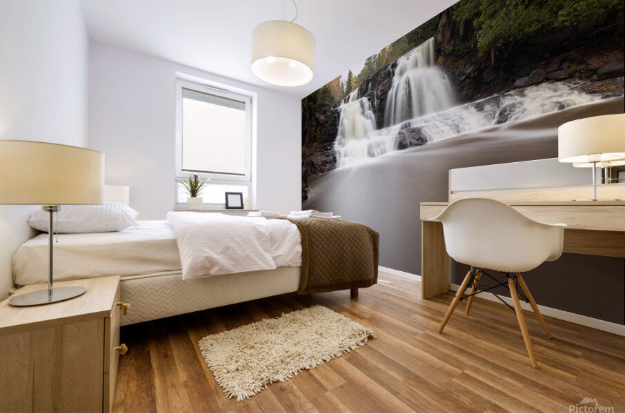 Upper Gooseberry Falls Mural print
