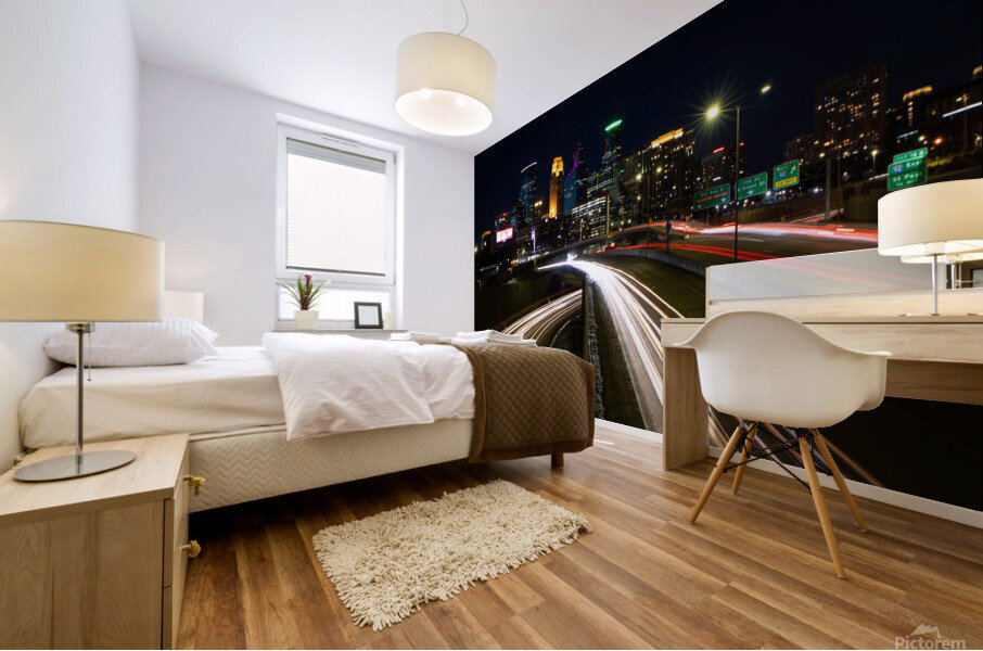 Minneapolis Skyline Mural print