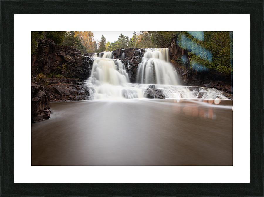 Upper Gooseberry Falls Picture Frame print