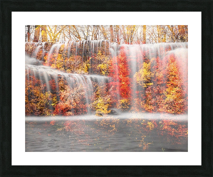 Abstract Waterfall Picture Frame print