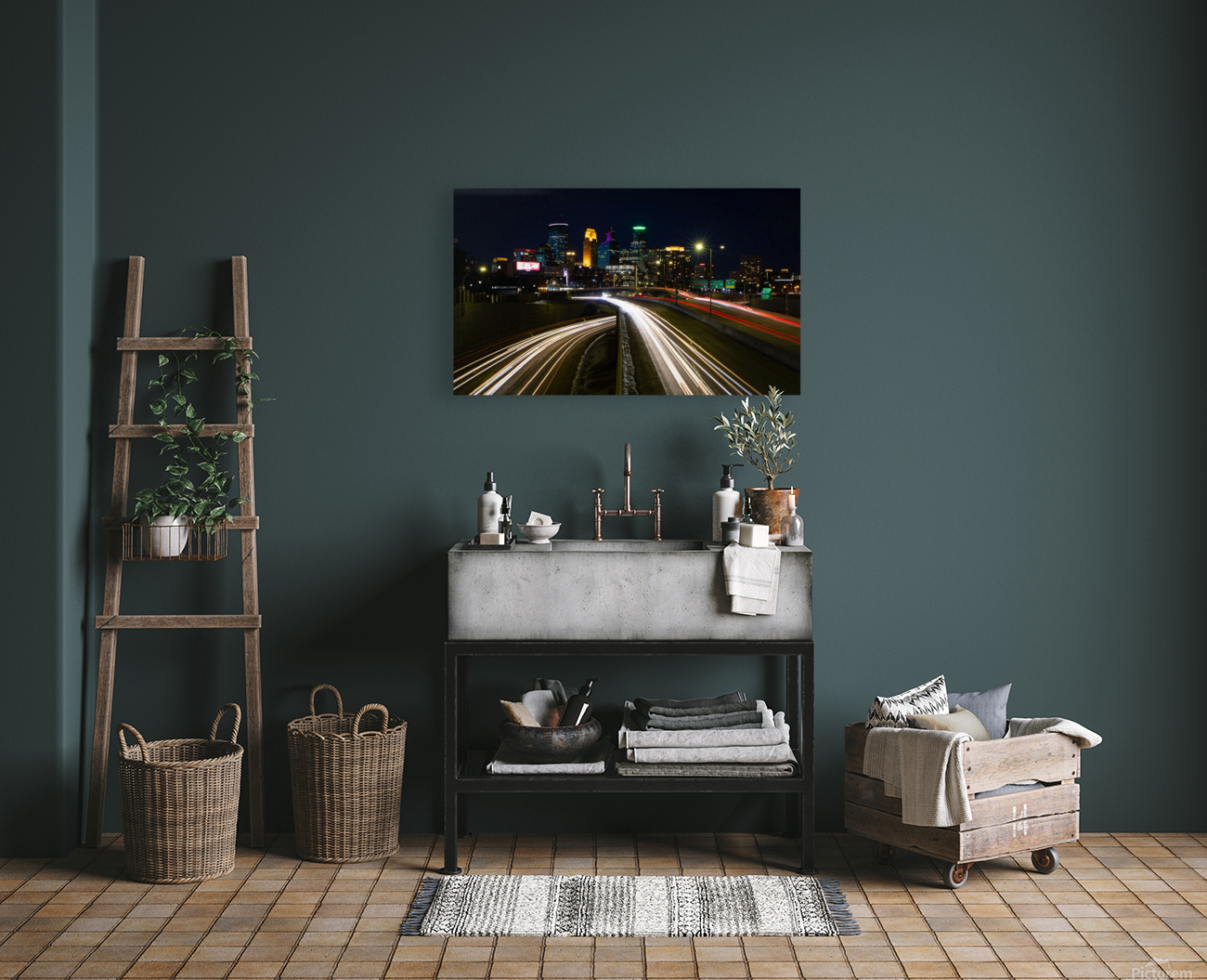 Minneapolis Skyline Reproduction