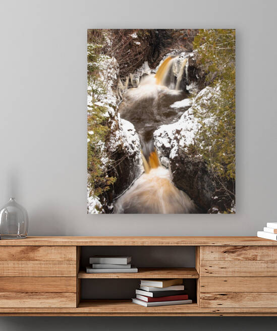 Cascade Falls - Winter by Witch